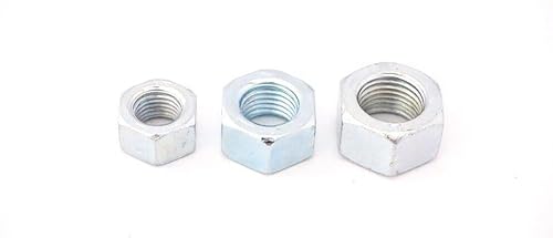 Sechskantmuttern Zoll UNC 1/4" 5/16" 3/8" 7/16" 1/2" Mutter Verzinkt (1, 5/16") von Argip