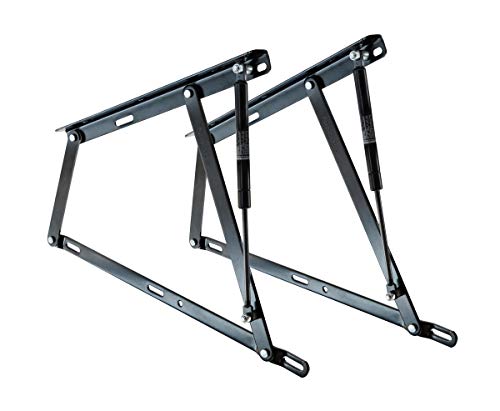Set mit 2 Scharnieren für Bettrahmen mit 800N Federn - Ideal für Betten mit 90 cm Breite - Geräuschdämpfende Nylon-Unterlegscheiben - Cuens von Argomaniz