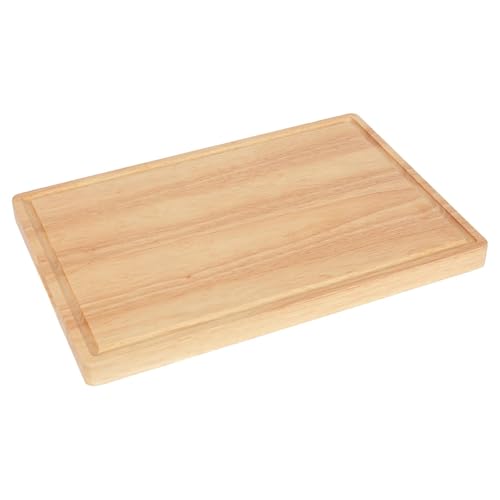 Argon Tableware 1x Hackklotz Hackbrett aus Holz - 45cm x 30cm - Extra Groß Dick Küche Essen Fleisch Brot Schneiden Portion Arbeitsplatte Einheit von Argon Tableware