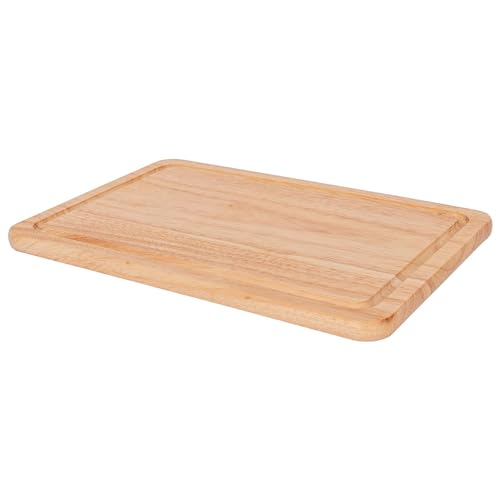Argon Tableware 1x 30cm x 20cm Rechteckiges Schneidebrett aus Holz - Küche Käse Brot Fleisch Essen Messer Servier Schneiden Schnitzbretter von Argon Tableware