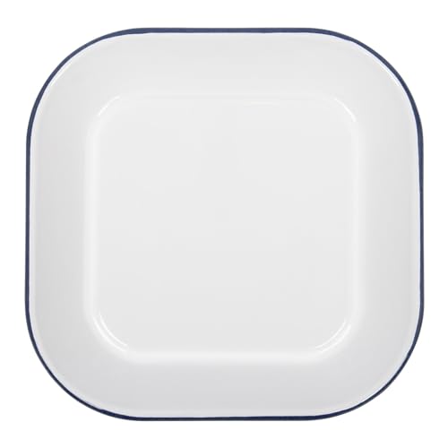 Argon Tableware 1x Blau 24.5cm x 24.5cm Weiß Quadrat Emaille-Backblech - Küche Backgeschirr Tin Ofen Backen Braten Kochen Blatt Tabletts Argon Tableware 1x Blau 24.5cm x 24.5cm Weiß Quadrat Emaille-Backblech - Küche Backgeschirr Tin Ofen Backen Braten Kochen Blatt Tabletts von Argon Tableware