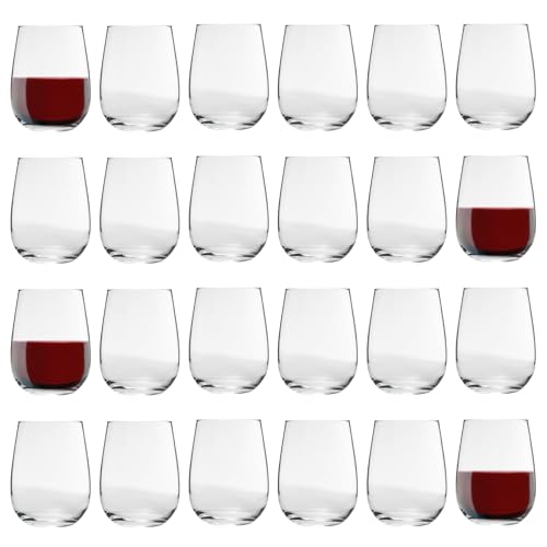 Argon Tableware Corto Stemless Weingläser - 475ml - Pack Von 24 - Klar von Argon Tableware