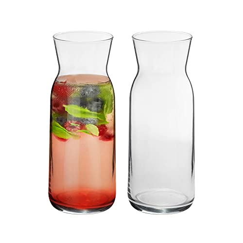 Argon Tableware Brokka -Glas Carafes - 700ml - Pack Von 2 - Klar von Argon Tableware