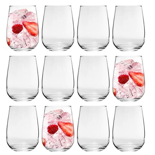 Argon Tableware Corto Stemless Gin Brille - 590ml - Pack Von 12 - Klar von Argon Tableware