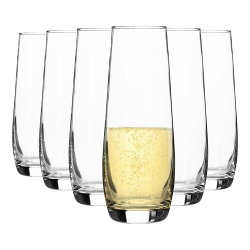 Argon Tableware Corto Stemless Champagnerflöten - 230ml - Pack Von 6 - Klar von Argon Tableware