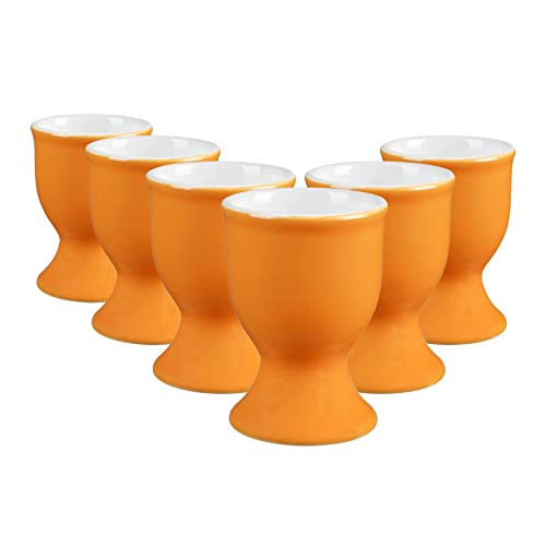 Argon Tableware Farbige Keramik -Eierbecher - 5cm - Pack Von 6 - Gelb von Argon Tableware
