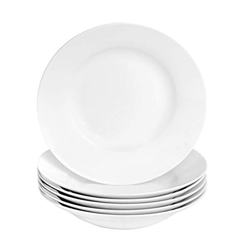 Argon Tableware Klassische Suppenschalen - 23cm - Pack Von 6 - Weiß von Argon Tableware