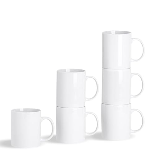 Argon Tableware Klassische Tassen - 285ml - Pack Von 6 - Weiß Argon Tableware Klassische Tassen - 285ml - Pack Von 6 - Weiß von Argon Tableware