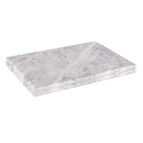 Argon Tableware Rechteck -Marmor -Servierplatten - 30 X 20cm - Pack Von 2 von Argon Tableware