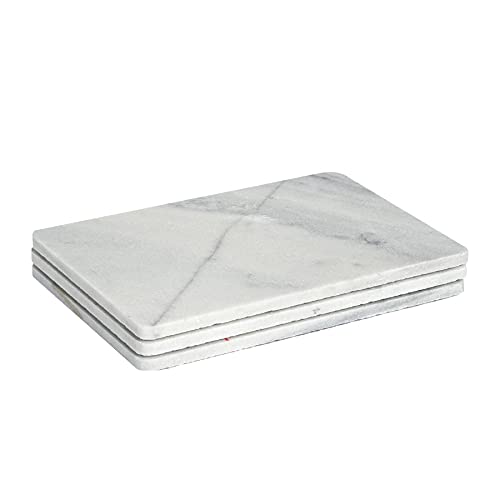 Argon Tableware Rechteck -Marmor -Servierplatten - 30 X 20cm - Pack Von 3 von Argon Tableware