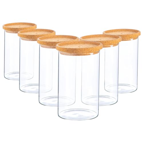 Argon Tableware Scandi Storage Jar Mit Korkdeckel - 1L - Pack Von 6 Argon Tableware Scandi Storage Jar Mit Korkdeckel - 1L - Pack Von 6 von Argon Tableware
