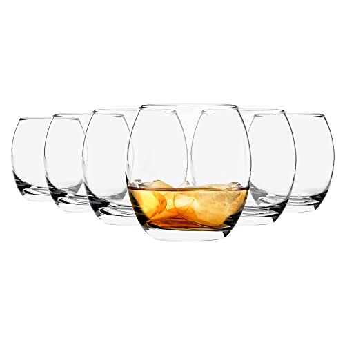 Argon Tableware Tondo - Gläser für Wasser/Whisky/Saft - 6 Gläser mit Geschenkverpackung - 405 ml von Argon Tableware