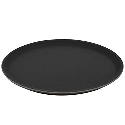 Serviertablett - rutschfest - Schwarz - 28 cm von Argon Tableware