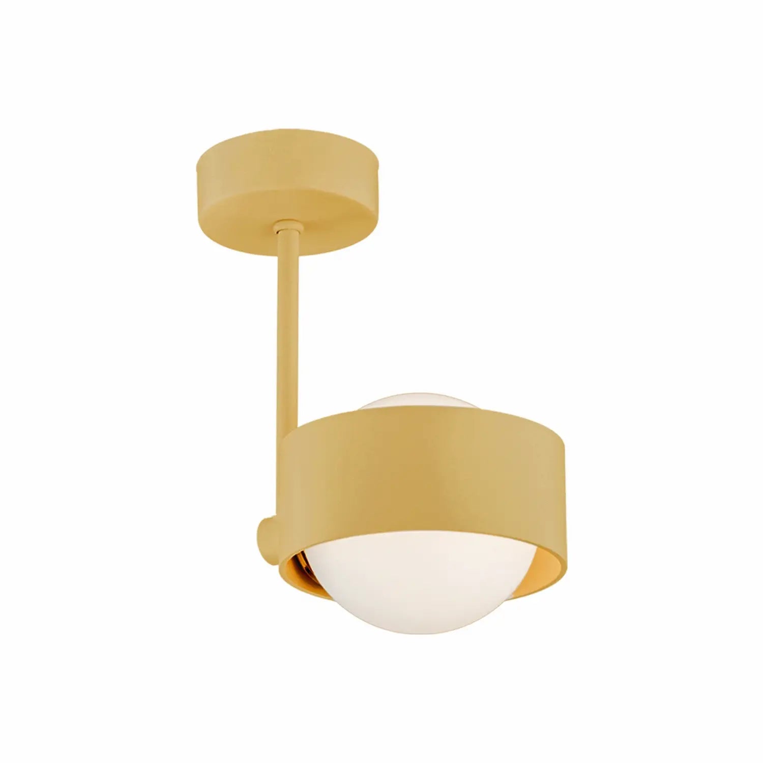 B-Ware Argon Deckenleuchte Lampe G9 Mado Gold Einflammig Aus Stahl Glas Beleuchtung von Argon