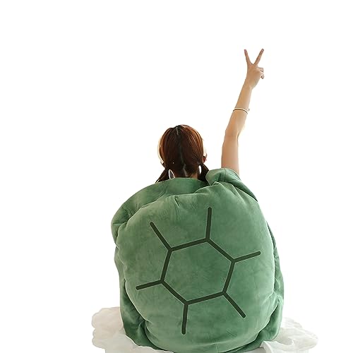 Argumub Multifunctional Giant Wearable Turtle Pillow, Multifunctional Wearable Turtle Shell Pillow, Weighted Turtle Shell Body Pillow (80cm) von Argumub