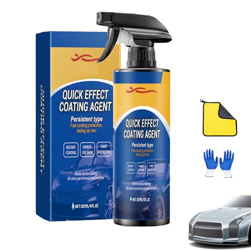 Drachenkind Autolack Spray, Sopami Quick Effect Coating Agent, Multifunktionales Auto Beschichtungsspray, 3-in-1-Nano-Autobeschichtungssprays Kombinieren Reparatur, Aufhellung Und Schutz (1 Flasche) von Argumub
