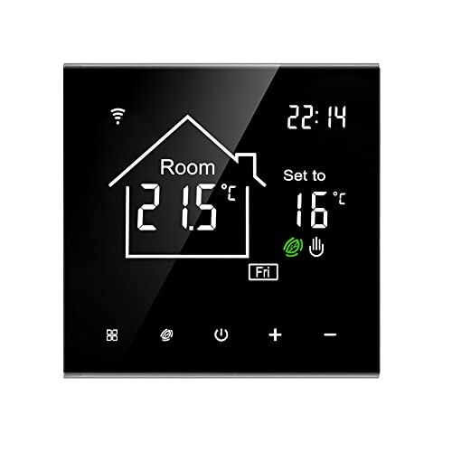 Digital WiFi Thermostat 16A Raumthermostat Fußbodenheizung Wandheizung LED weiß Tuya/Smartlife von Arhatreya