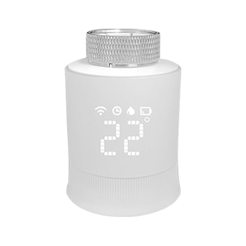 Smart Heizkörperthermostat, Smart Heizungsthermostat mit App-Funktion, Zigbee Thermostat Benötigt Zigbee 3.0 Hub, kompatibel mit Amazon Alexa/Home Assistant Smart Heizkörperthermostat, Smart Heizungsthermostat mit App-Funktion, Zigbee Thermostat Benötigt Zigbee 3.0 Hub, kompatibel mit Amazon Alexa/Home Assistant von Arhatreya