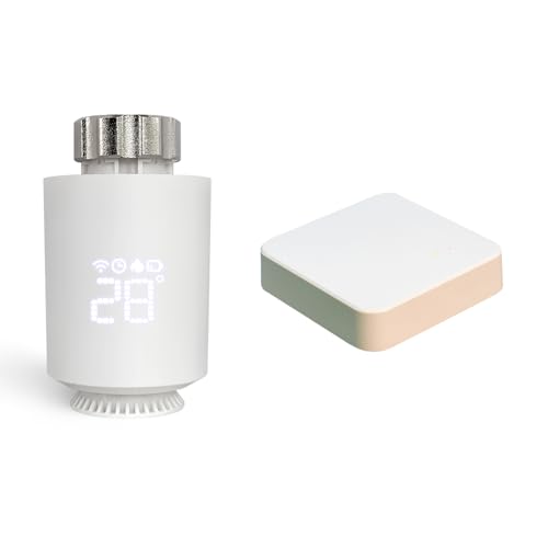 Smart Heizkörperthermostat TRV Zigbee 3.0 mit Zigbee Gateway Hub TUYA App-Funktion kompatibel mit Amazon Alexa/Home Assistant Smart Heizkörperthermostat TRV Zigbee 3.0 mit Zigbee Gateway Hub TUYA App-Funktion kompatibel mit Amazon Alexa/Home Assistant von Arhatreya