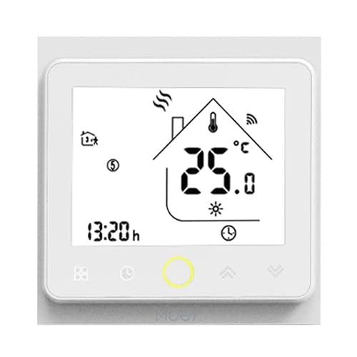 Smart ZIGBEE Thermostat, Temperatursteuerung für Elektrische Fußbodenheizung, kompatibel mit Smart Life Tuya App und Alexa und Google von Arhatreya