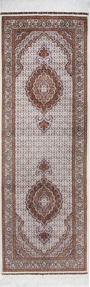 Aricarpets Teppich Tabriz 50 Raj 247x80, Läufer, Höhe: 9 mm von Aricarpets