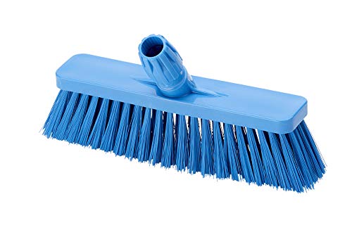 Aricasa 1038bs Besen abgewinkelt Hygiene, 3 cm, blau von ARICASA