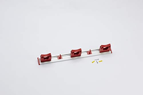 Aricasa 1048r Gürtelhalter Werkzeug, 5 cm, 3 Anschlüsse und 2 Haken, Rot von ARICASA