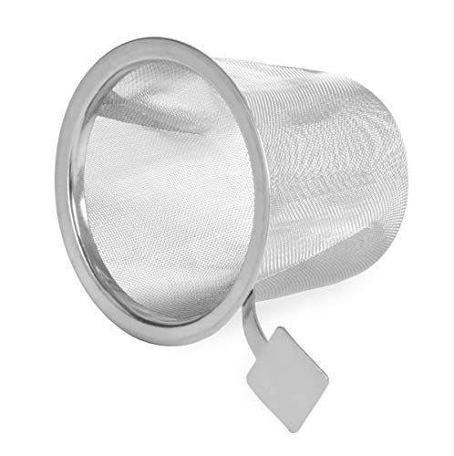 Aricola Teefilter. Feines Teesieb aus Edelstahl mit Griff. Filtereinsatz für die gängigsten Teetassen und Teekannen. Ersatzfilter speziell für Nelly - Teekanne von Aricola