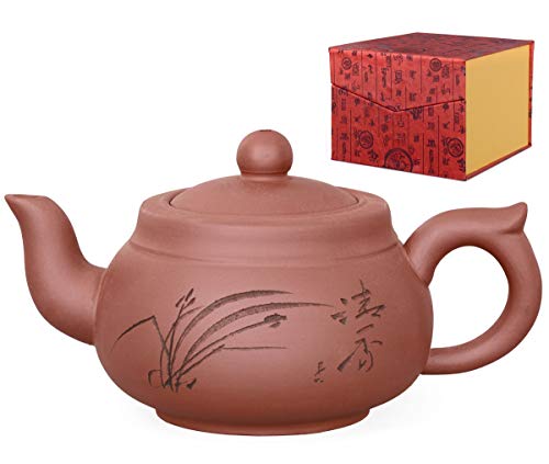 Aricola Yixing Ton Teekanne Wuhan handgefertigt 400ml in eleganter Geschenkbox von Aricola