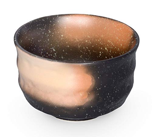 Aricola tea4chill – Matcha Schale aus Keramik mit 250ml Füllvolumen in schwarz-braun. von Aricola