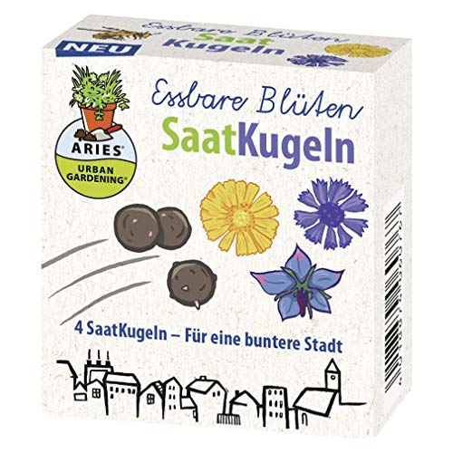 Aries Saatkugeln Essbare Blüten vegan bio 4 Stk. von ARIES