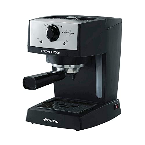 Ariete 1366/50 00M136650AR0 Picasso Cialdissima Kaffeemaschine, 1 Liter, schwarz von Ariete