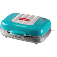 Ariete 3-in-1-Sandwichmaker "Party Time 1972B, Cookie-Maker" 700 W für Sandwiches, Muffins und Donats, blau Ariete 3-in-1-Sandwichmaker "Party Time 1972B, Cookie-Maker" 700 W für Sandwiches, Muffins und Donats, blau von Ariete