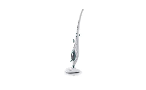 Ariete 4169 Steam Mop 10 in 1, Dampfreiniger, 18 Minuten Arbeitszeit, Klappbarer Stiel, Weiß und Blau von Ariete