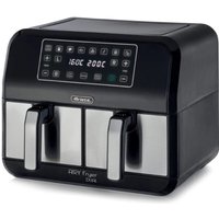 Ariete 4624 Heißluftfritteuse mit Doppelkorb 8 l 1700 W Schwarz, Silber von Ariete