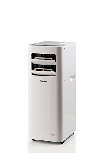 Ariete 9020 Polar 8, tragbares Klimagerät, 8500 btu, 3 Betriebsmodi, R290, Geräuschpegel 65 dba, digitales Bedienfeld, inklusive Fernbedienung, weiß von Ariete