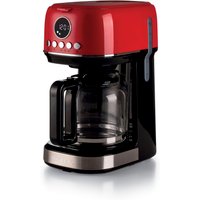 Ariete Filterkaffeemaschine "1396R Moderna rot,1,5 L mit Timer, Programmwahl und Warmhaltefunktion" Permanentfilter von Ariete