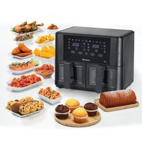 Ariete Heißluftfritteuse "4631 Air Fryer Dual 9 L", 2400 W von Ariete