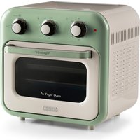 Ariete Heißluftfritteuse "4632BL", 1400 W, Vintage Backofen und Rotisserie in Einem, 16 L grün von Ariete