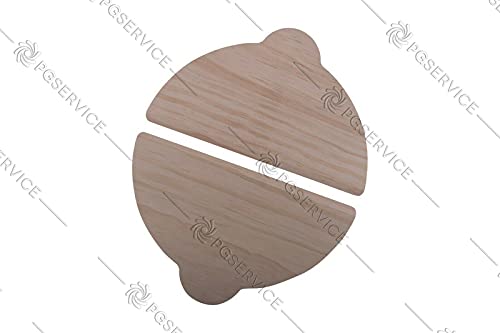 Ariete Pfannenwender aus Holz, 28 cm x 17 cm, 280 mm, Pizzaofen Da Gennaro 909 900 von Ariete