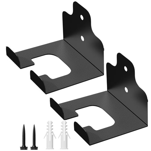 2 Pack Garage Organizer Trimmer Rack Garten Elektrowerkzeug Aufhänger UnkrautWhackers Halter Wandmontage für Rasentrimmer, Heckenschere, Garagentrimmer, Gartengeräte von Arilaca