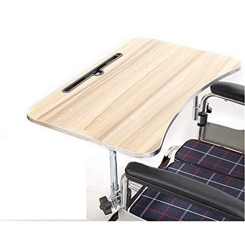 ArinkO Universal Knietablett aus Holz für Rollstuhl: robuster und vielseitiger Tisch für manuelle, angetriebene oder elektrische Rollstühle, ideal für behinderte Menschen zum Essen oder Ausruhen von ArinkO