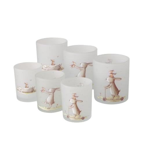 Arinosa Windlicht Teelichthalter Ostern Hase mit Kind Nostalgie 2 er Set Motiv wählbar, Bitte Motiv mit Größe wählen:Hase liegend Arinosa Windlicht Teelichthalter Ostern Hase mit Kind Nostalgie 2 er Set Motiv wählbar, Bitte Motiv mit Größe wählen:Hase liegend von Arinosa