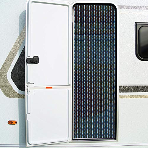 Arisol Türvorhang String 60x190cm blau/Silber Kordelvorhang Wohnwagen Camping Vorhang Insektenschutz von Arisol
