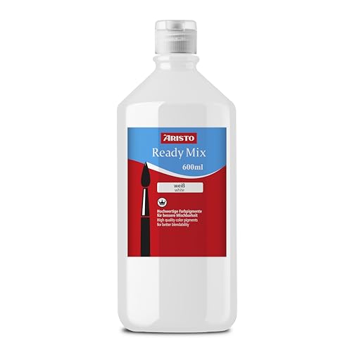 Aristo Ready Mix Flüssigfarbe 600 ml, weiß von Aristo