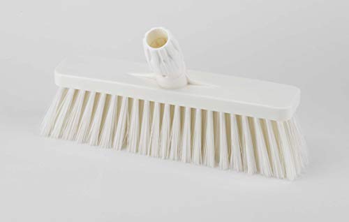 Aricasa 1038 WT Besen abgewinkelt Hygiene, 3 cm, weiß von ARICASA