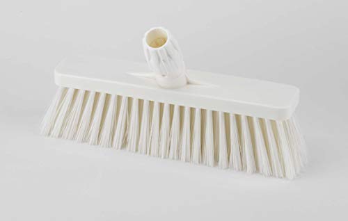 Aricasa 1038 WT Besen abgewinkelt Hygiene, 3 cm, weiß von ARICASA
