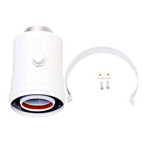 Ariston 3318008 Auspuff Kit Smoke Vertical Start 60/100, Weiß von Ariston