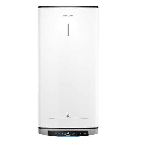 Ariston VelisDune Wifi-FE – Elektrischer Durchlauferhitzer, 80 Liter, CASHBACK 120 € vertikal/horizontal, 275 x 506 x 1066, elektrischer Boiler mit doppeltem Tank ECOEVO, Check Temperatur auf Distanz von Ariston