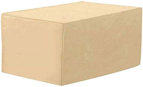 Abdeckung Gartenmöbel,Abdeckhaube Schutzhülle,Abdeckplane Sitzgarnituren Staubdicht Outdoor Tisch und Stühle,Möbelsets 600D Oxford Wasserdichtes Atmungsaktives/Beige Farbe-274x208x70cm(108x82x28in) von Ariyalk